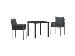 Conjunto de Móveis de Jardim 3 Pcs HARLANV1