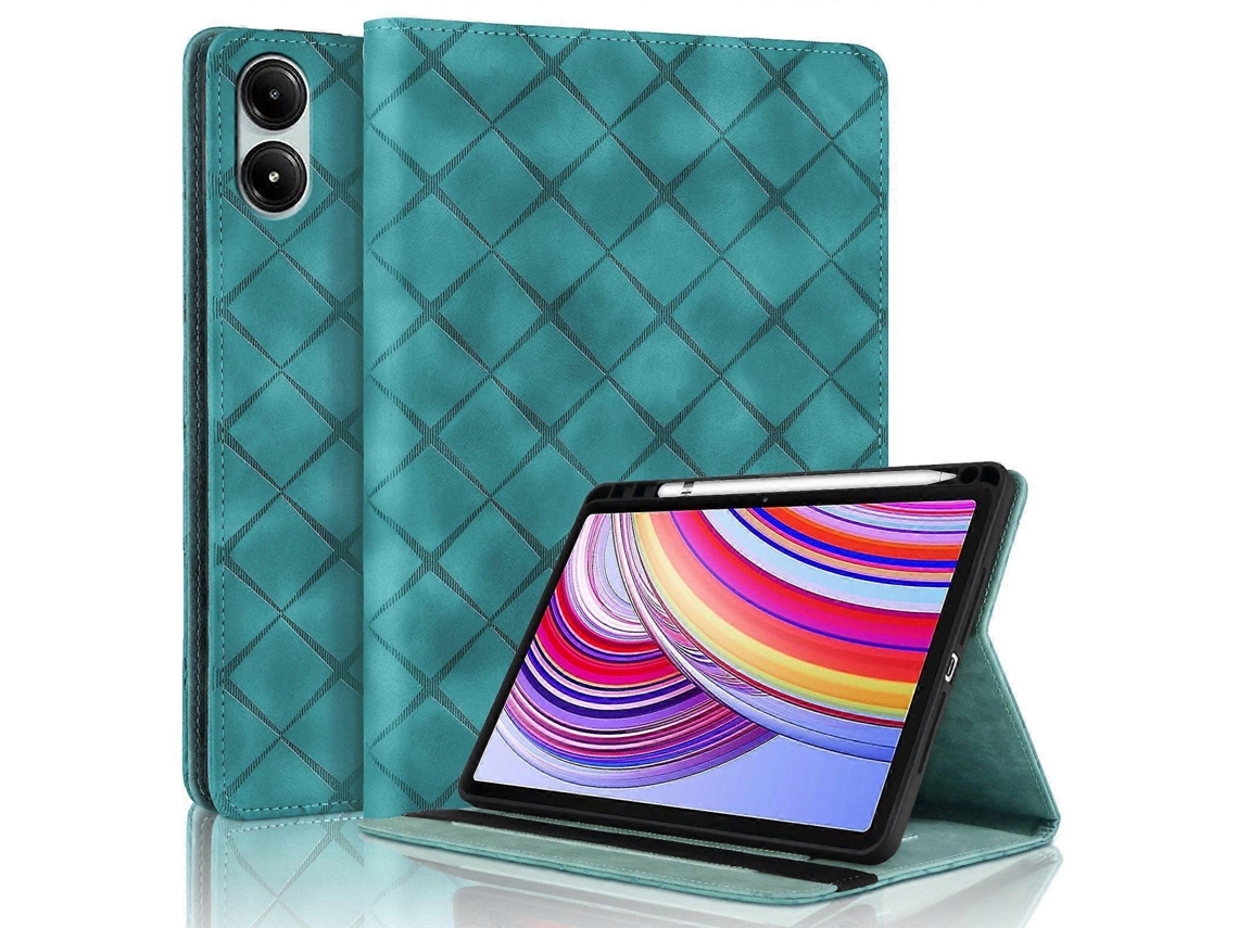 Capa de couro para tablet com relevo de diamante Webake