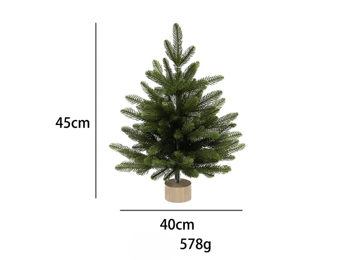 Elysve Árvore De Natal De Mesa Artificial Em Pvc 45cm B