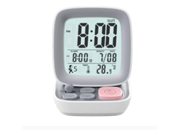2026-reloj Despertador Digital Mini Electrónico Para Niños Con Carga, Movimiento Silencioso Y Luces Suaves