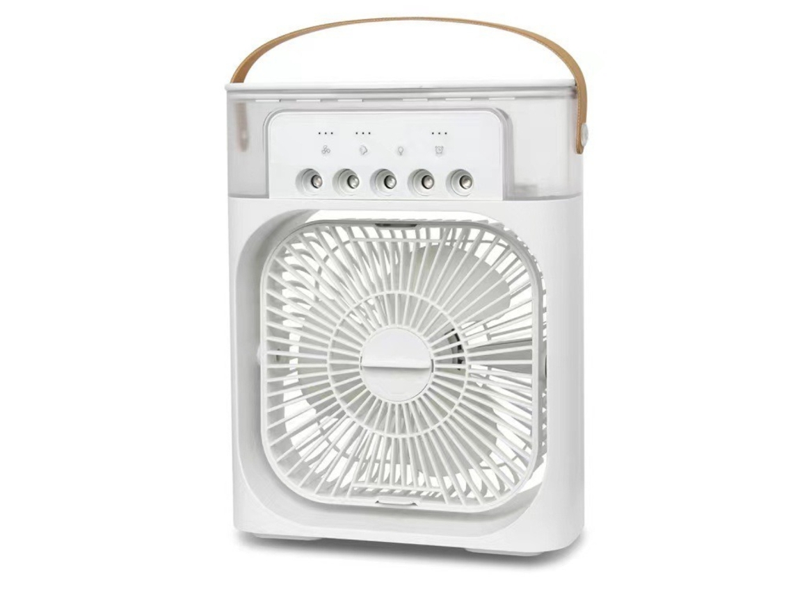 Ventilador De Ar Condicionado Com Spray Multifuncional Digitallab (branco)