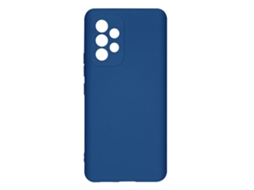Capa Para Samsung Galaxy A53 5g Silicone Semi-rígida Soft-touch Fino Azul