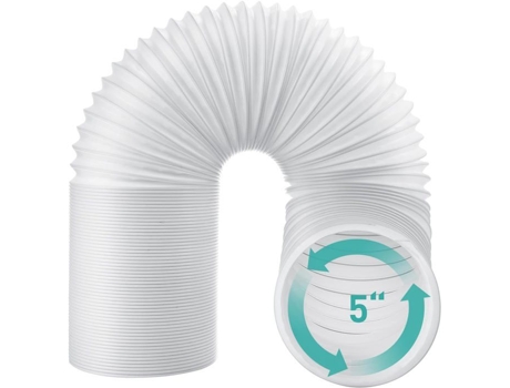 Mangueira de exaustão de ar PP flexível AGPTEK, diâmetro 130 mm, comprimento 1,5 m para secador de ar condicionado móvel AGPTEK