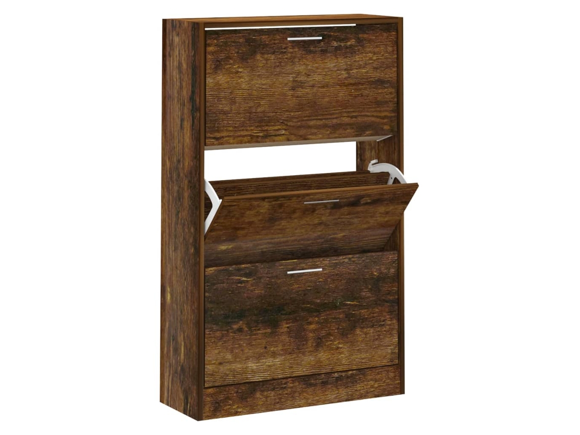 Sapateira Carvalho Fumada MAISON EXCLUSIVE 63x24x103 cm