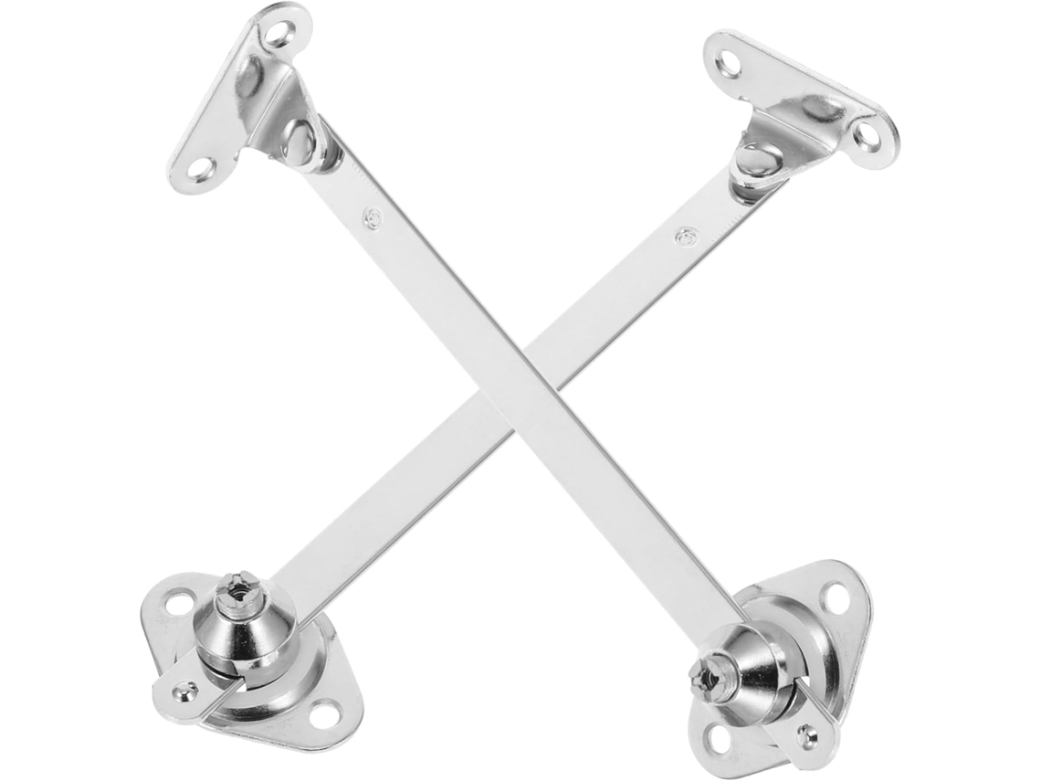 Conjunto De 2 Barras Suporte Para Portas Armário Com Fechamento