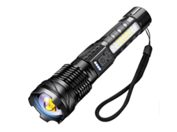 Tochas Led Super Bright 20000 Lumen Recarregável Usb C 7 Modos Lanterna Lanterna Poderosa À Prova Dágua Com Luz Branca Vermelha Azul Preta Yunzii