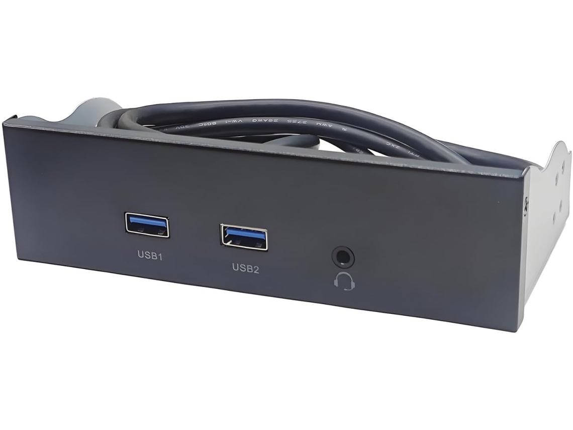Hub Usb 3.2 Gen1, Painel Frontal, Adaptador De Expansão Para Fone