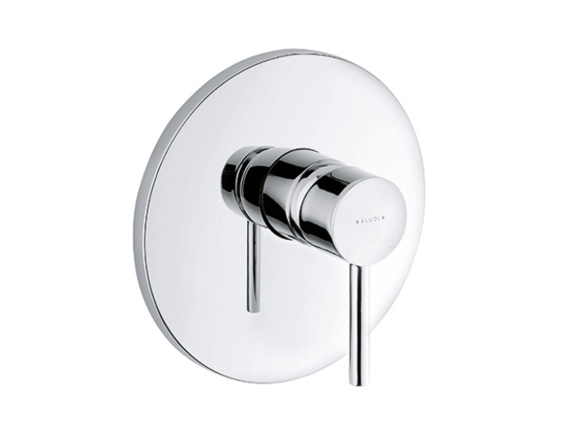Misturadora Monocomando De Duche Kludi Bozz, De 25 L/min, 386550576, Cor Crómio