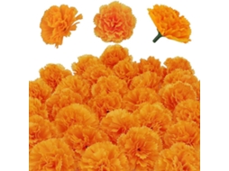 Conjunto 30 Flores de Marigold Artificial para Decoração