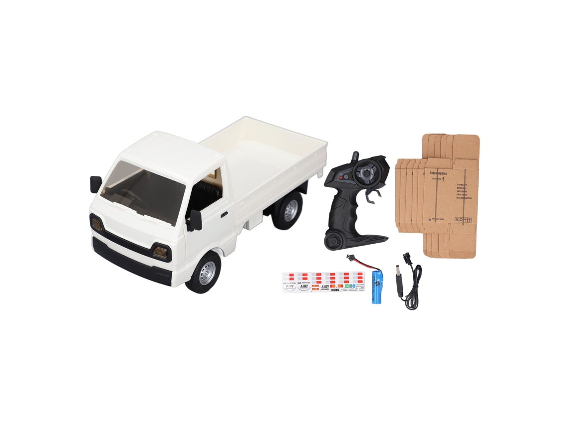 Ats camión Pickup Drift Con Control Remoto, 2 Portas Abertas, Efeitos de Som e Luz, Veículo Rc Brinquedo