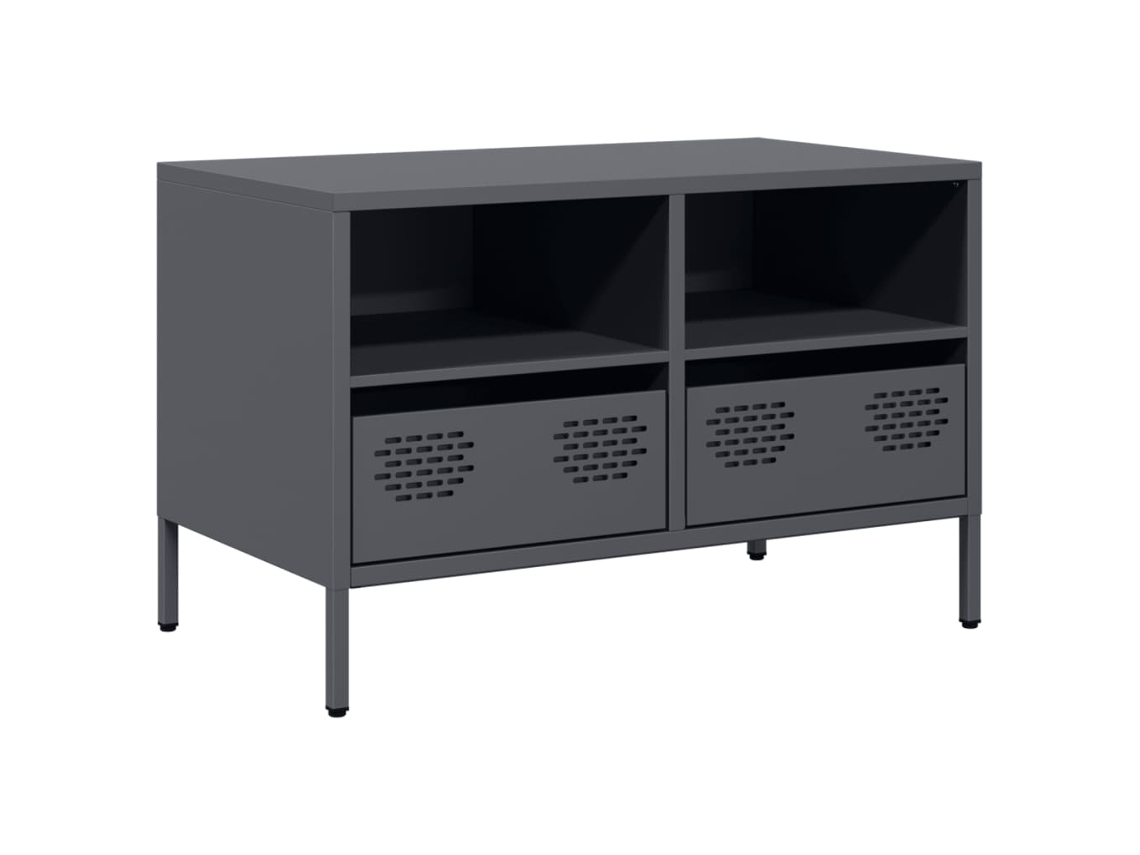 Móvel de TV Aço Laminado a Frio Antracite MAISON EXCLUSIVE (68x39x43,5 cm)
