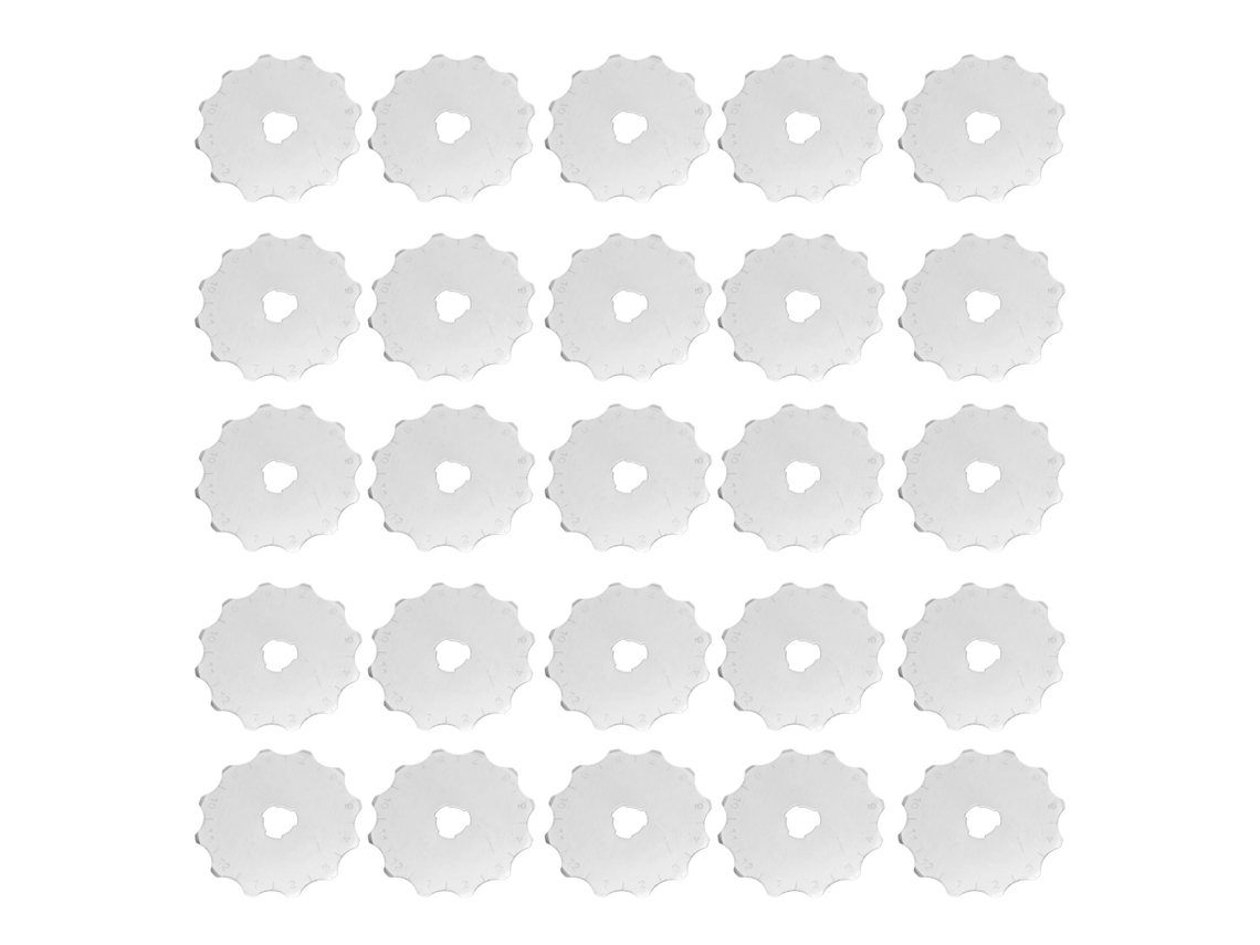 Lâminas de Cutter Rotativo Inox 10un para Costura e Papel