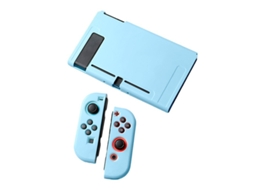 Capa para Nintendo Switch Ns, Capa Protetora Antiderrapante em Tpu SPQMENT (azul)