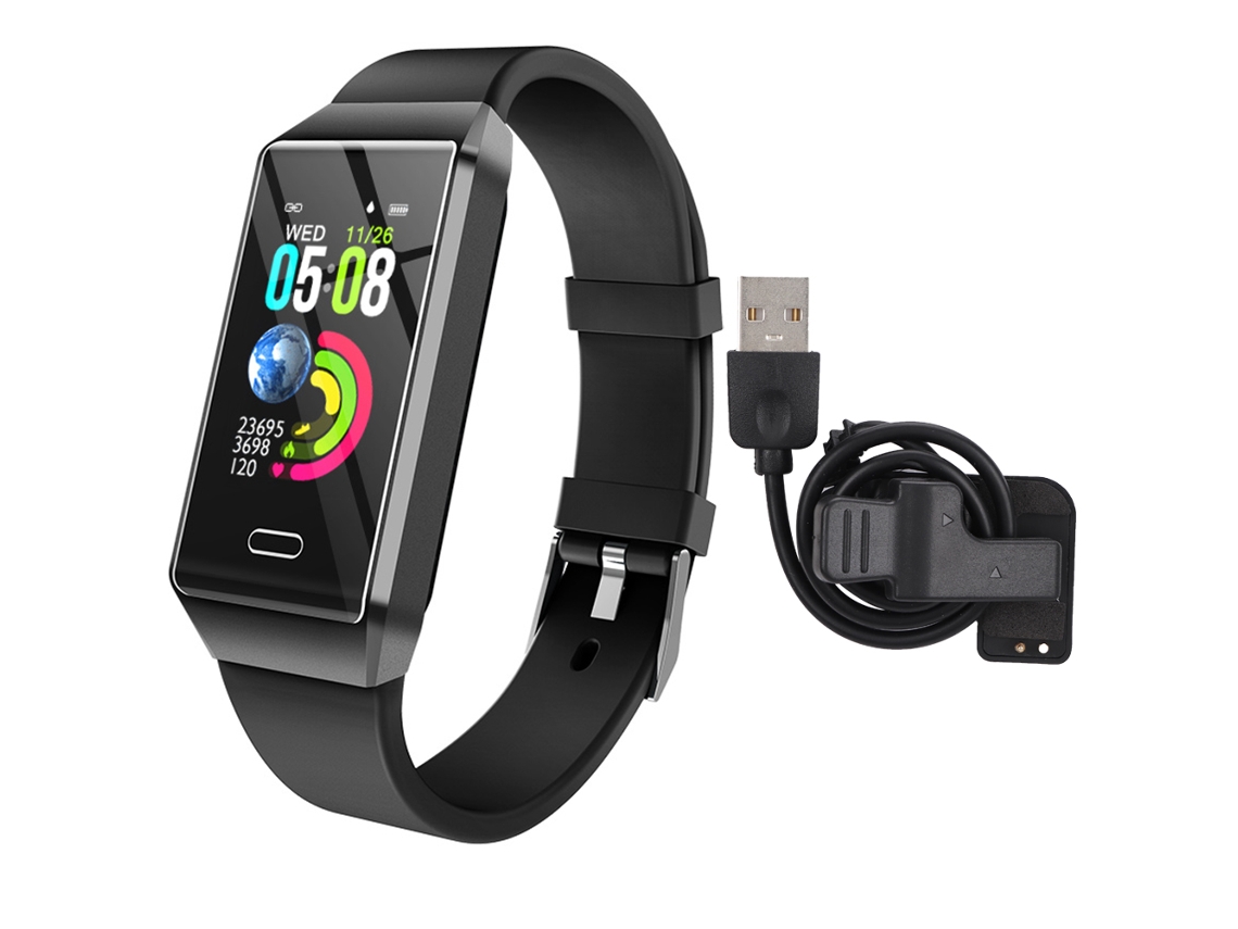 Pulseira Inteligente Com Monitor Cardíaco E Resistência À Água