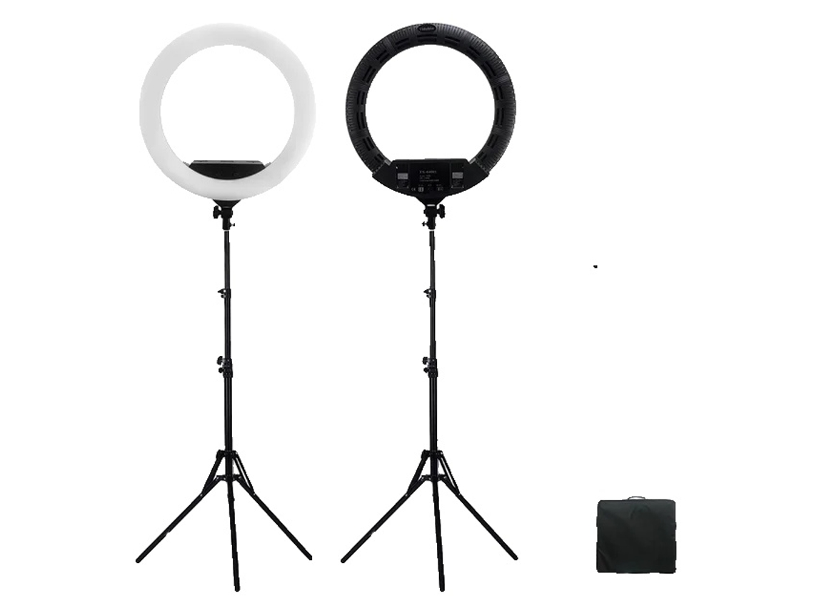 Lâmpada De Anel Led, 100w, Tripé,preto Oem