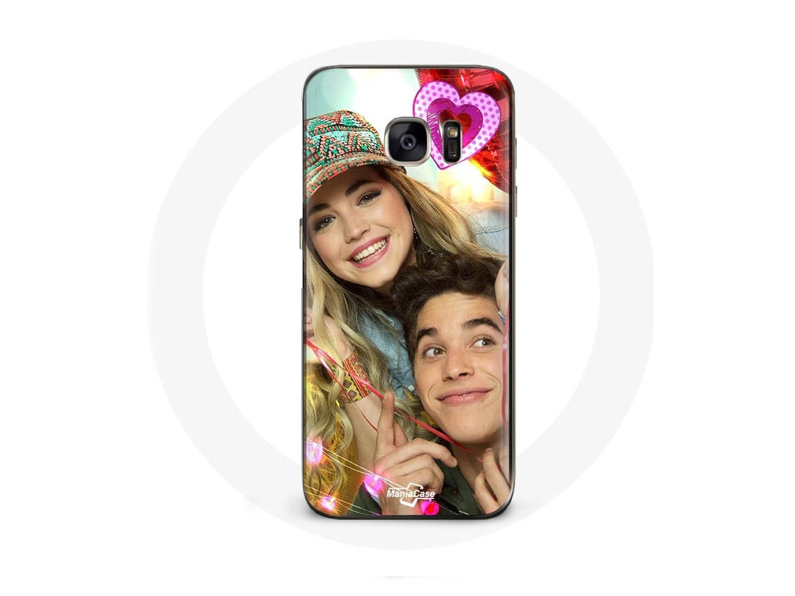 Capa para Samsung Galaxy S6 Edge Go! Vive a Tu Manera Mía Cáceres e Álvaro Paz Go! Live Your Way MANIACASE