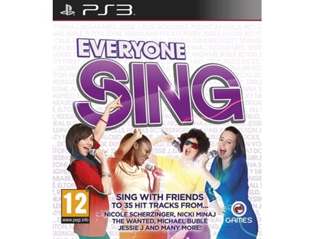 Jogo PS3 Everyone Sing Solus