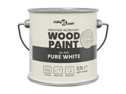 Conjunto 1 Revestimento Externo Vidaxl Branco (2,5 L)