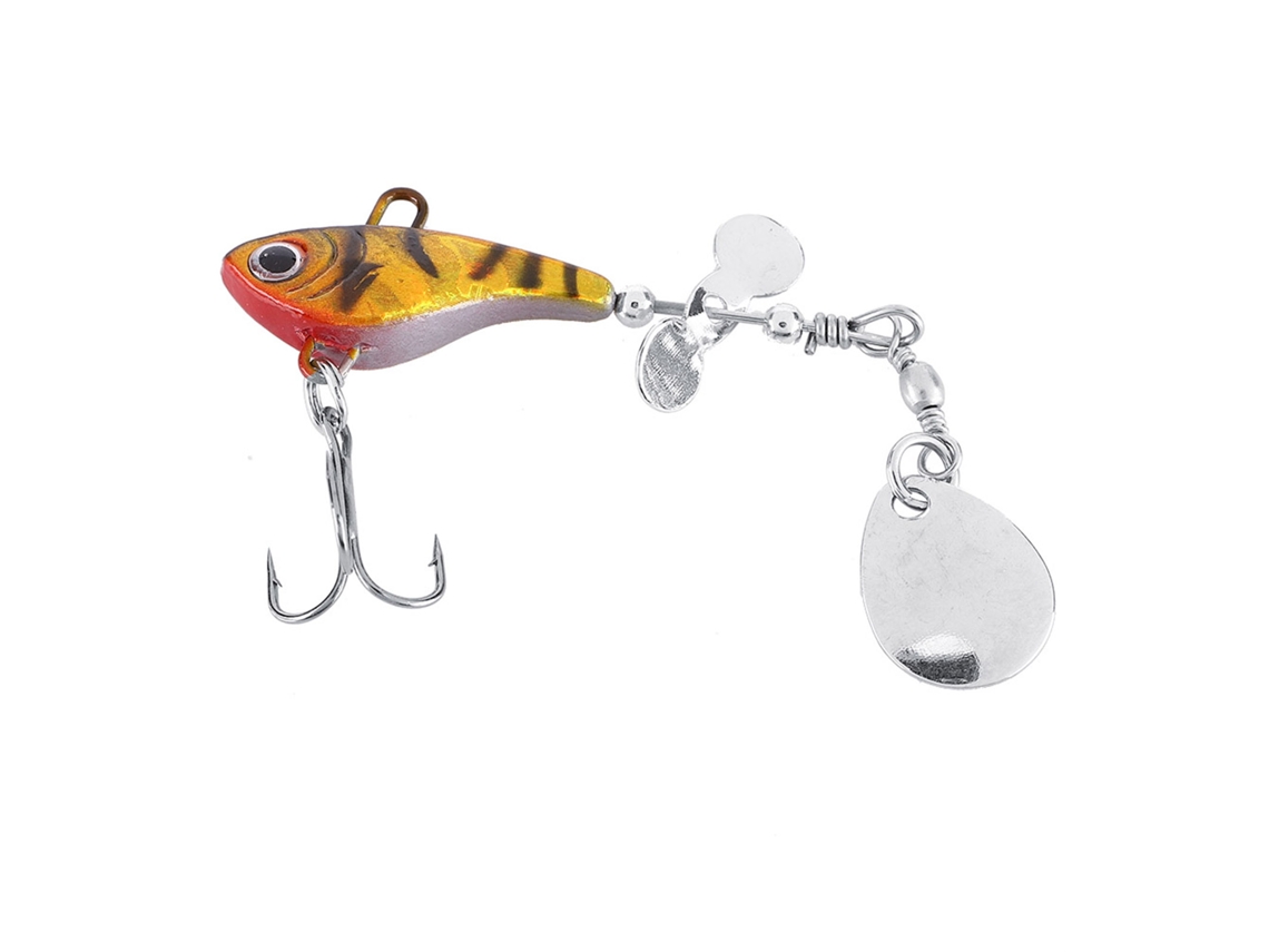 Compound Rotating Spoon Lead Fish, Bionic Lure, Hooked Fishing Bait