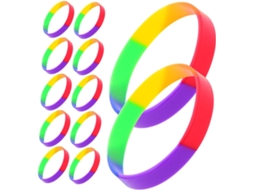 Stahad 42 - Pulseiras esportivas decorativas de silicone e gel para LGBT