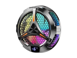 Radiador Para Tablet X42 Com Iluminação Rgb Colorida, Cooler Magnético Semicondutor De 10 Cm.