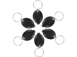 Conjunto De 6 Mini Lanternas Portáteis Para Chaveiro