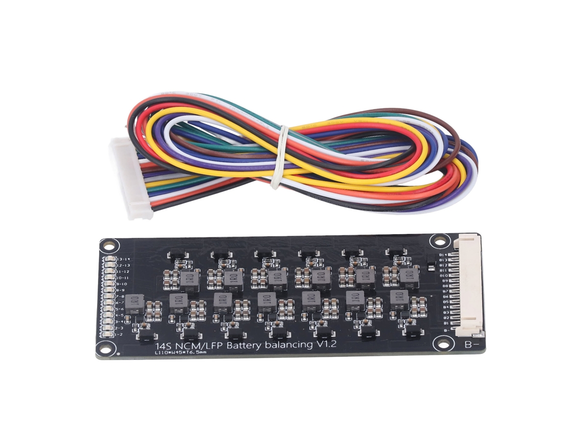 Placa de Balanceamento Ativo de Bateria Li ion Lfp 14s 1.2a | S/MARCA