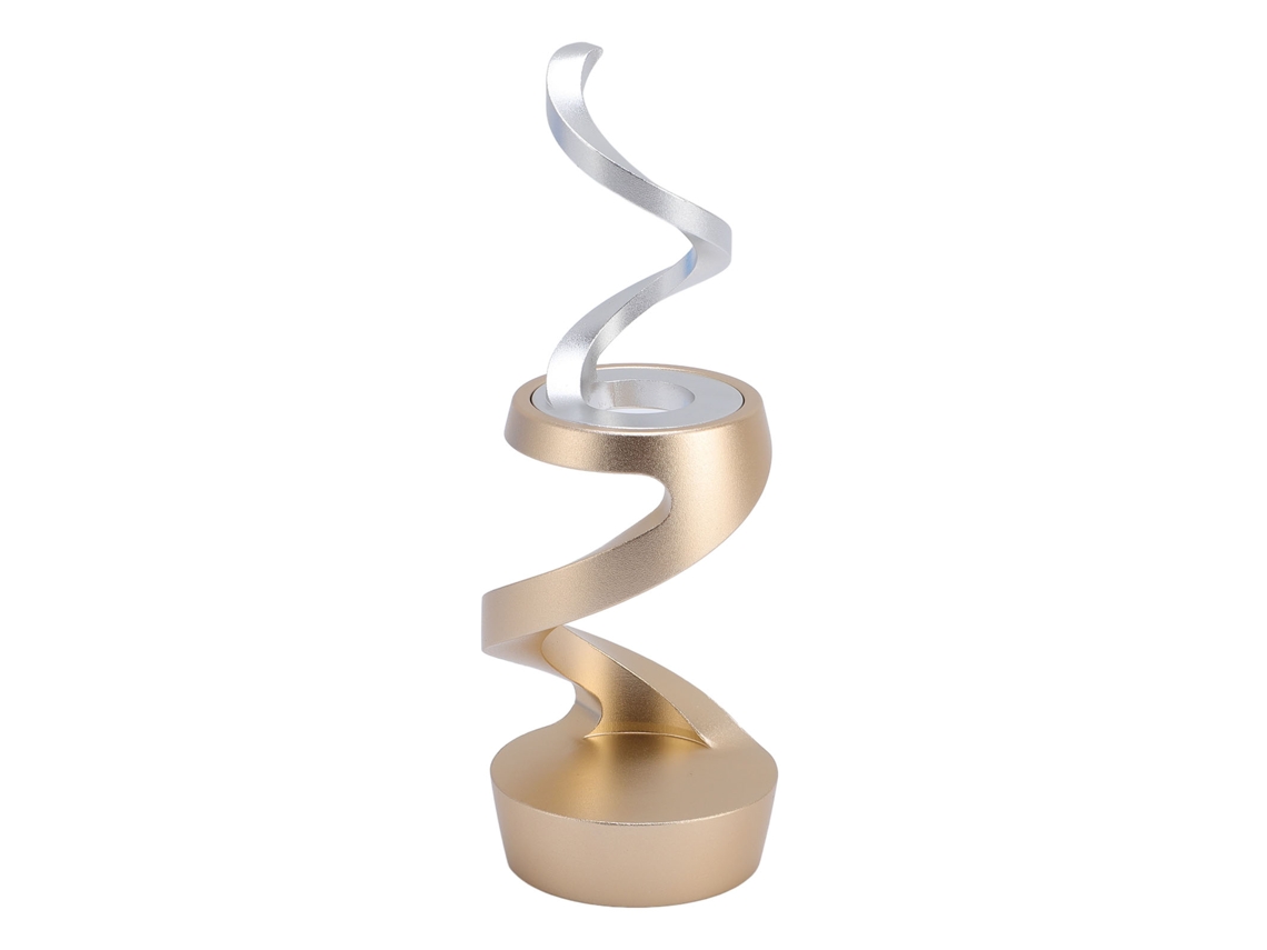 Primerox giroscópio Flutuante de Metal de Mesa Liga de Alumínio Giratório Decorativo Ouro e Prata Dragão