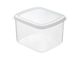 Caixa de armazenamento para geladeira, transparente, 1.2l, organizador de alimentos para micro-ondas | S/MARCA