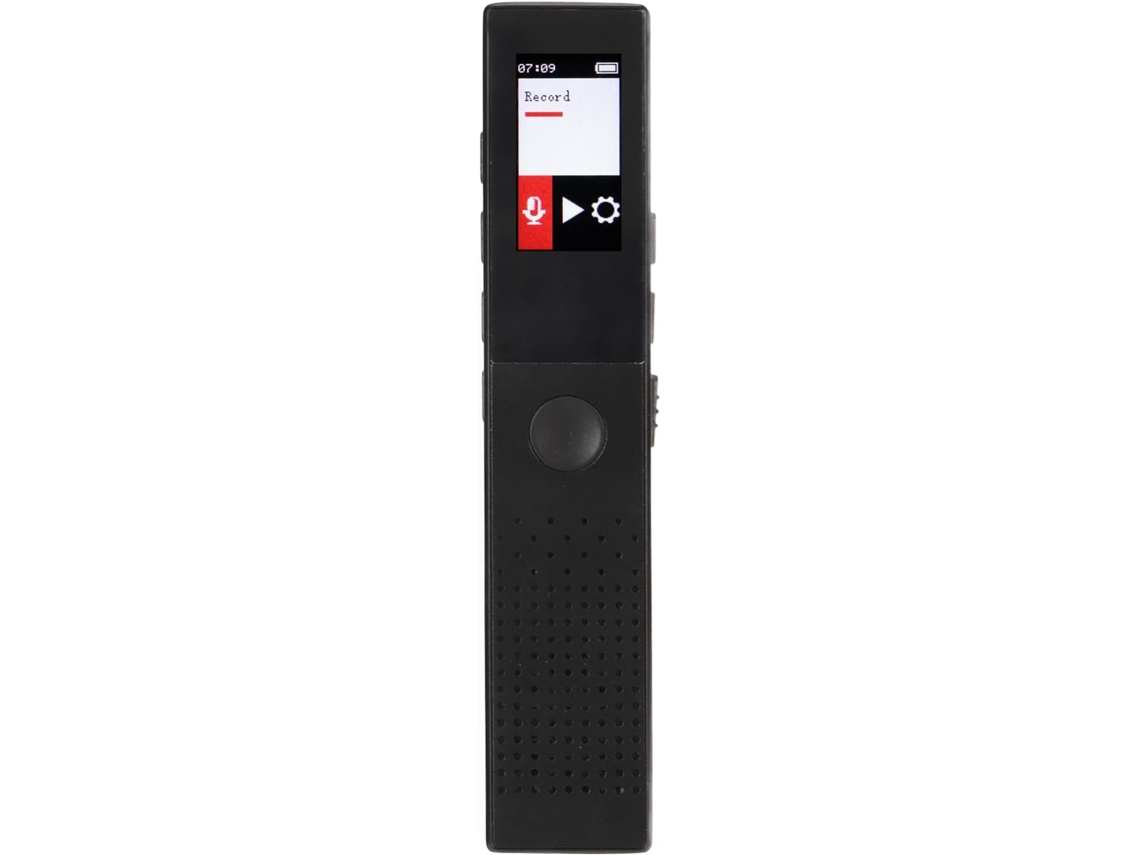 Gravador De Voz Digital, Microfone Com Captação De 360 Graus, Redução De Ruído, Som Hifi, Tela Color Gokoco