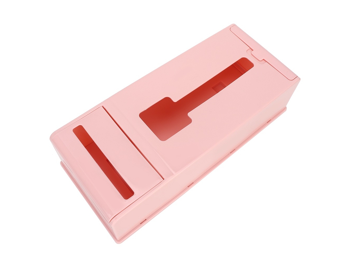Dispensador De Sacos Plásticos, Plástico, Mural, Rosa, Resistente, Lurelia