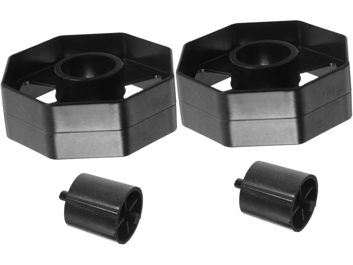 Conjunto de 2 peças de substituição em plástico Eixos para dispensador de mesa Fita Adesiva, com rodas compactas para fácil substituição.