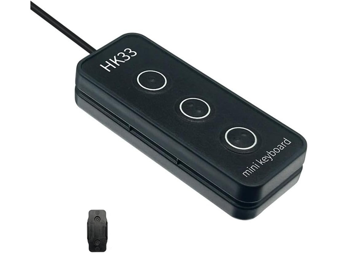 Teclado Mini Usb de 3 Teclas para Programação de Macros, Compatível com Múltiplas Plataformas. SFUSHOS