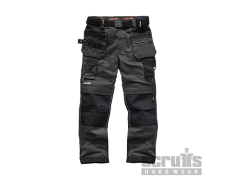 SCRUFFS T54790 Pantalón de Bolsillos Con Funda Pro Flex Color Gris