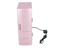 Mini frigorífico USB portátil para carro e quarto com função de conservação de temperatura quente e fria LAXISCREED