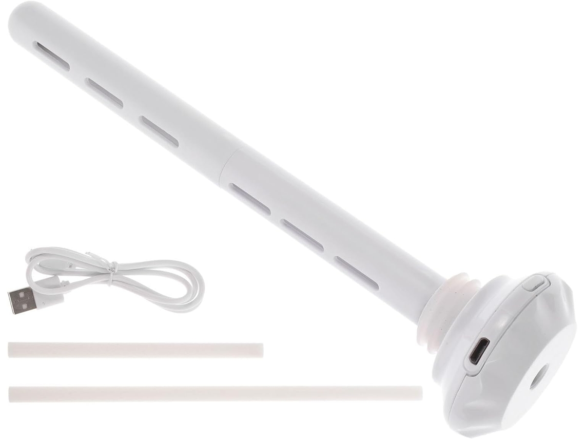 Umidificador Usb Em Formato De Bastão, Portátil Criativo Feito Material Atóxico, Branco