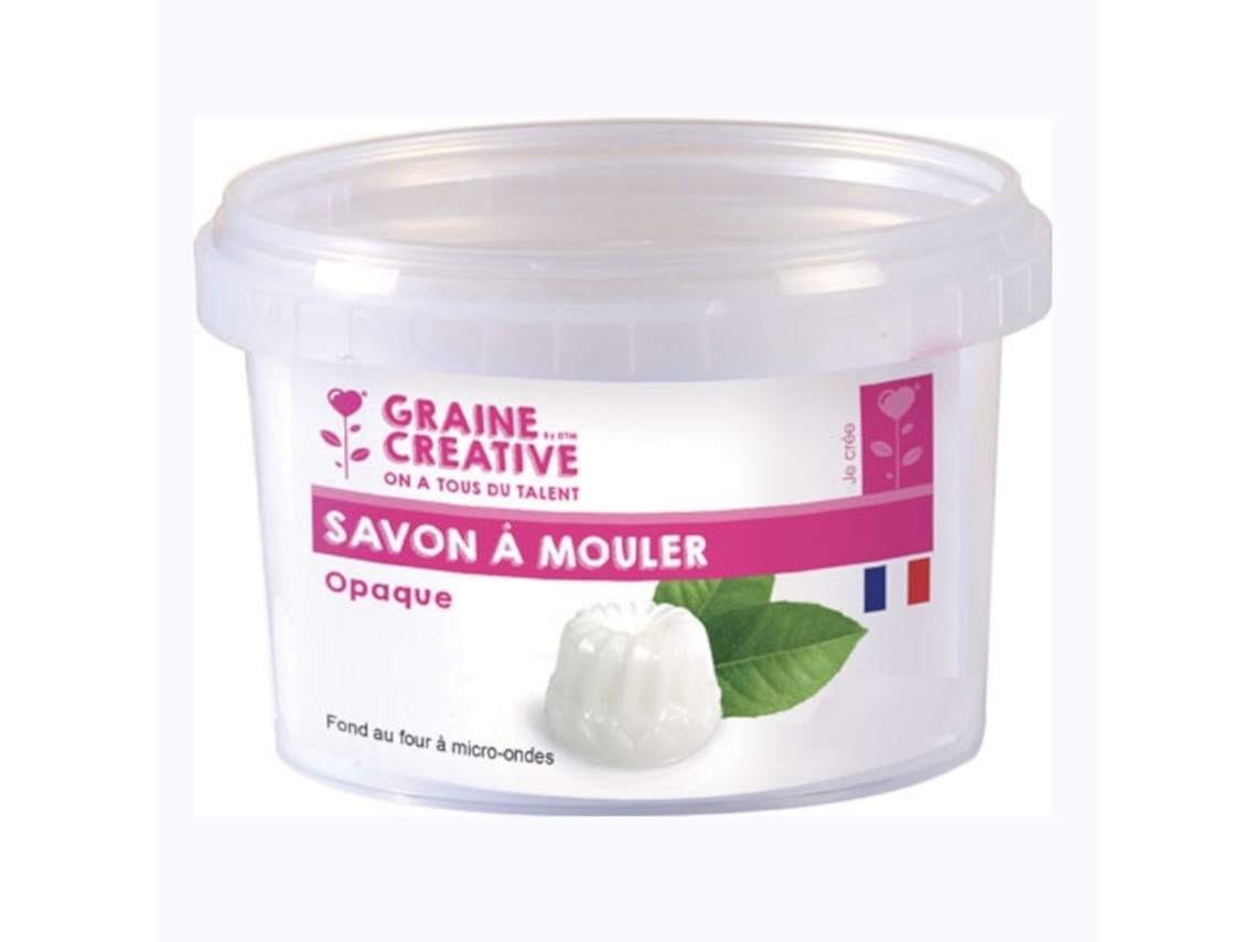 Blocos de sabão moldáveis opacos 1 kg GRAINE CRÉATIVE