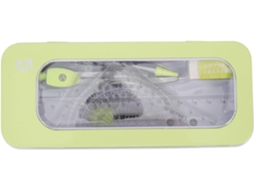 Kit De Régua Multifuncional Ganazono, Transferidor Escolar E Acessório De Desenho Para Decoração, Fácil De Usar E