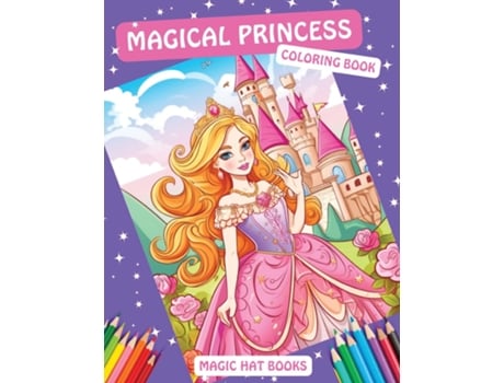 Livro Magical Princess Coloring Book de Books (Inglês)