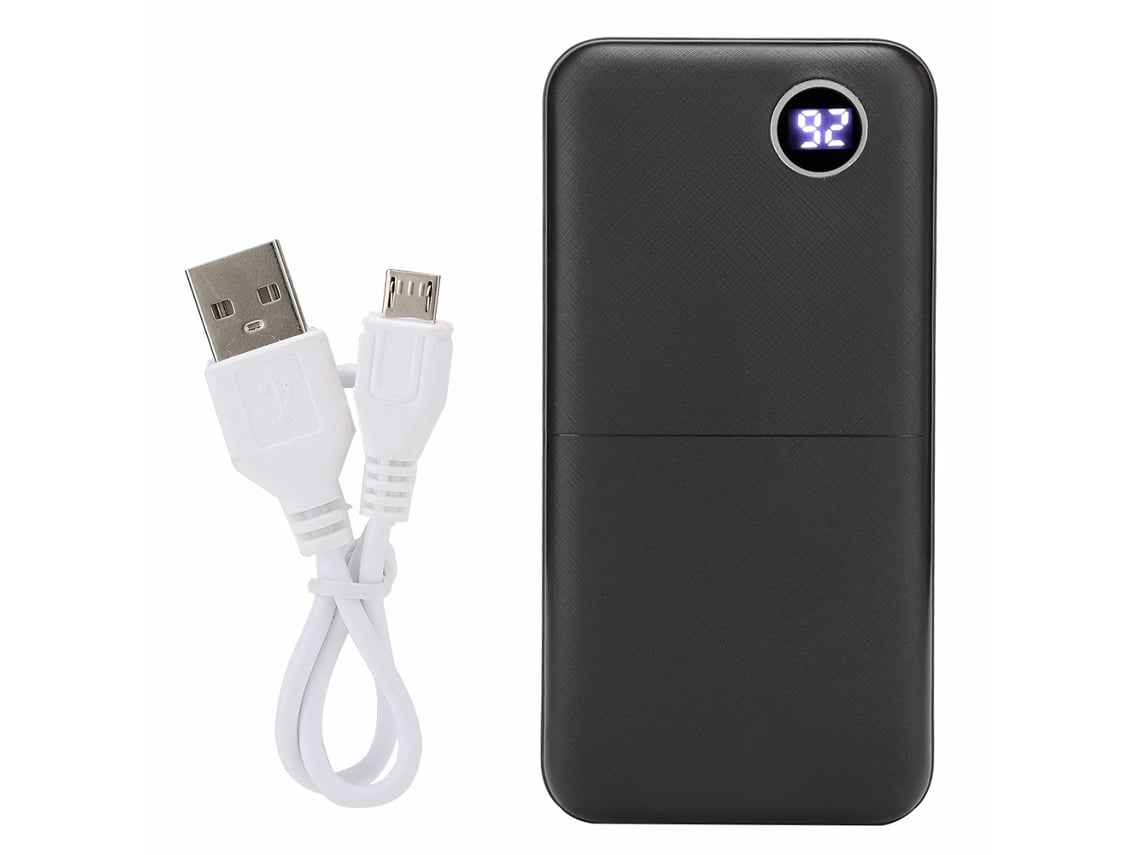 Bateria Portátil EOOCOO com Interface Type c, 20000mah, Display Digital