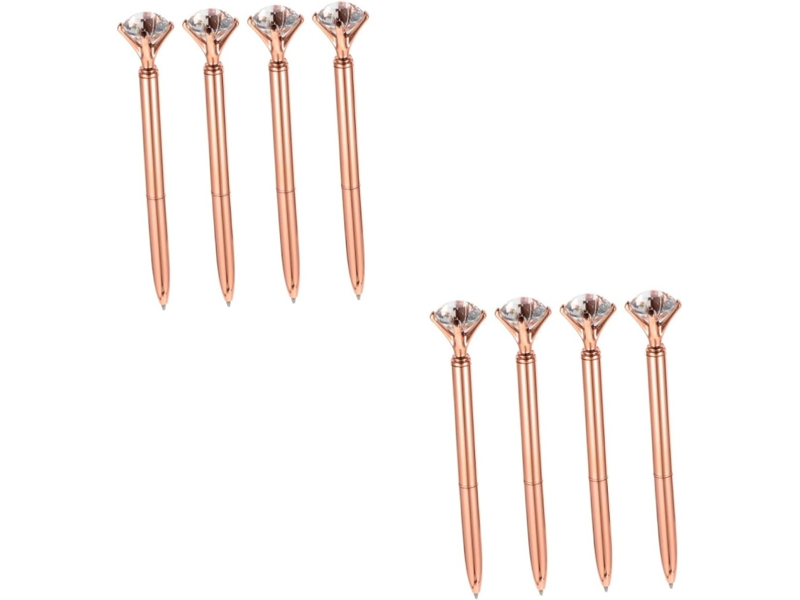 Conjunto De 2 Canetas Esferográficas Com Ponta Diamante Para Escola,