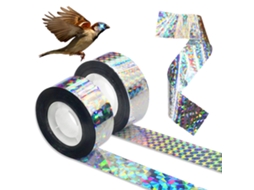 Tape De Fita Reflexiva, Padrão De Diamante Para Reflexão De Luz Multidirecional, Não Tóxico E Reciclável, Protege As Plantas, Varandas, Culturas, Jard