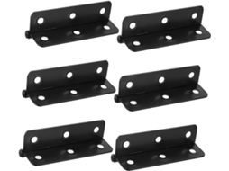 Conjunto De 6 Dobradiças Ferro Para Portas, Resistentes E Com