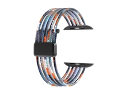 Pulseira Elástica Entrançada Para Apple Watch Séries 11/ 10/9/8/ 7/ 6/ 5/4 / Se (38 Mm, 40 Mm E 41 Mm), Com Fecho Magnético Camuflagem Panoona