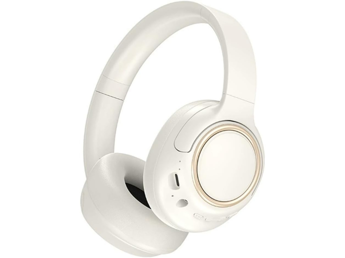 Fones De Ouvido Bluetooth 5 4 Supra Auriculares, Com Cancelamento De Ruído Ativo Anc, Microfone, 40 Horas De Reprodução