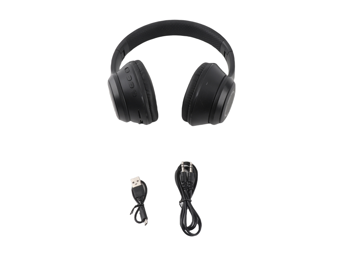 Fones De Ouvido Sem Fio Bt Com Suporte A Cartão De Memória Com Fio E Microfone Para Telefones E Jogos
