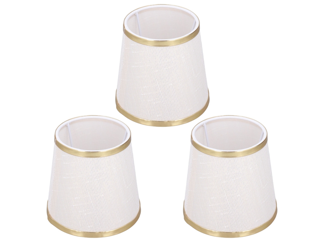 Conjunto de 3 Abajures E14 em Formato de Barril para Luminária de Mesa CHABERLU