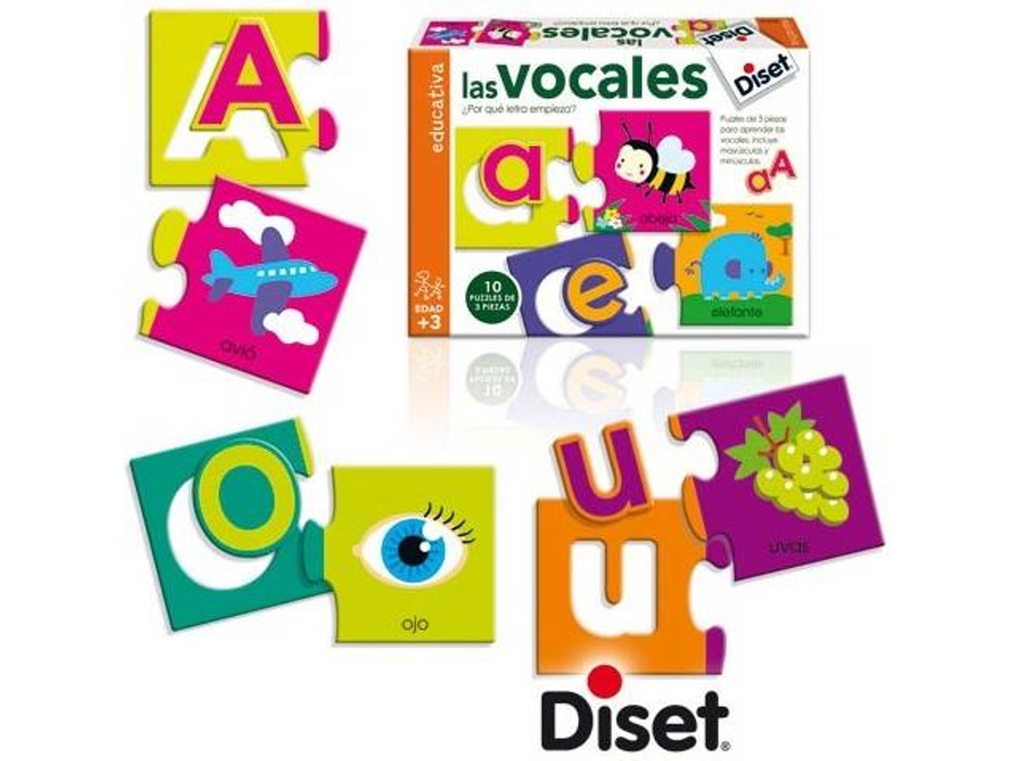 Jogo Educativo DISET Las Vocales (Idade Mínima Recomendada: 3anos)