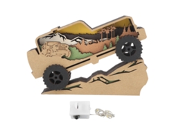 Carro de Madeira Decorativo LAXISCREED