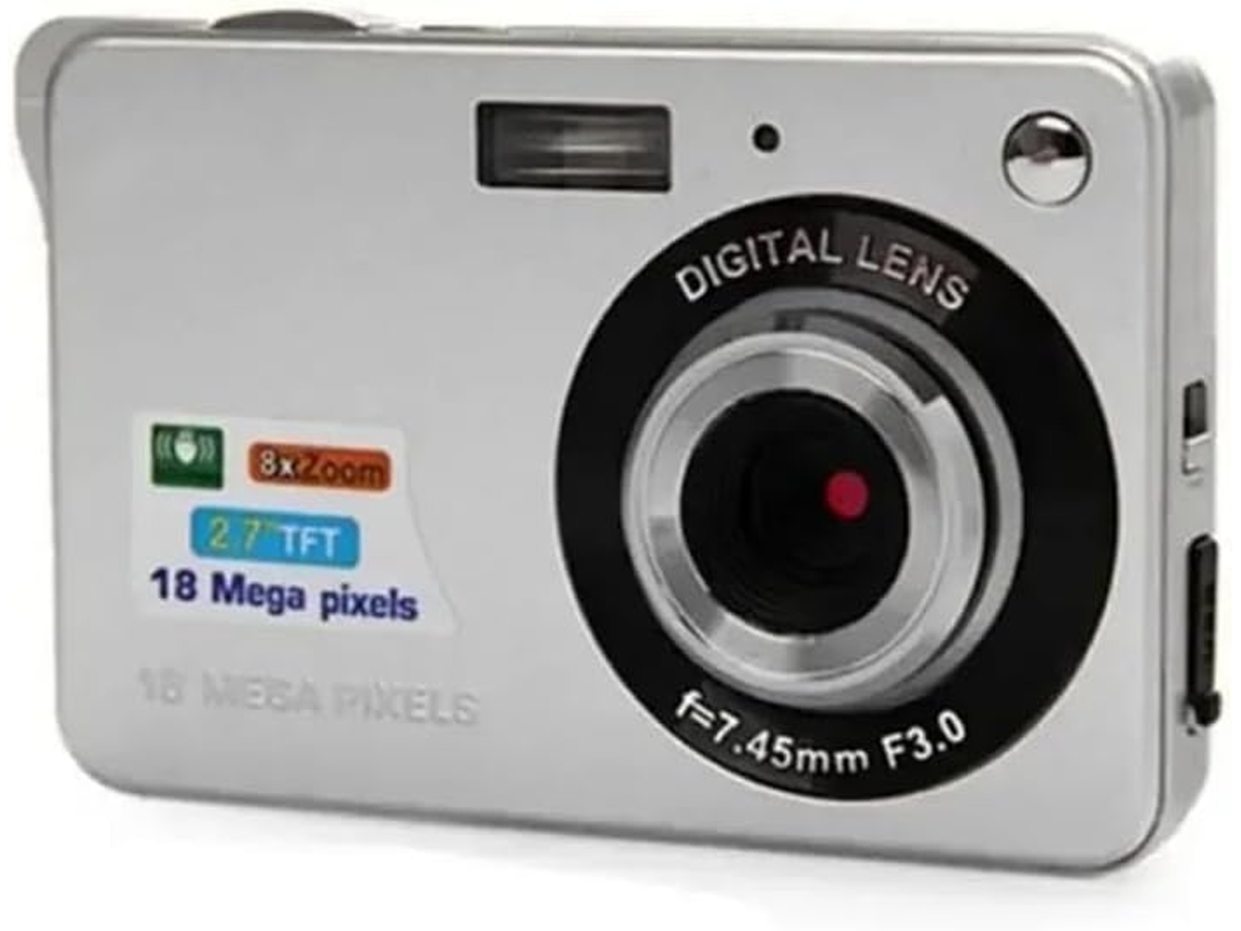 Câmera Digital Hd de 18 Mp com Tela Lcd de 2,7 Polegadas, Bateria Recarregável e Gravação de Vídeo. SFUSHOS